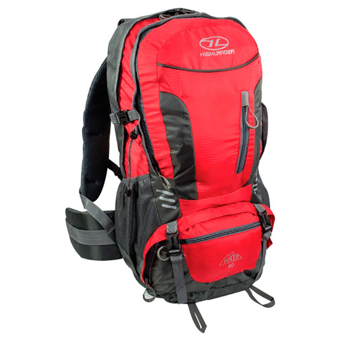 Туристический рюкзак HIGHLANDER Hiker 40 Red (RUC212-RD)