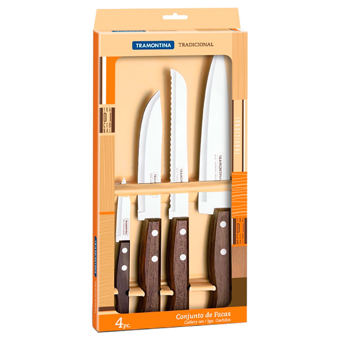 Набор кухонных ножей TRAMONTINA Tradicional 4пр (22299/041)