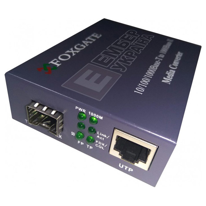 Медиаконвертер FOXGATE EC-SFP1000-FE/GE