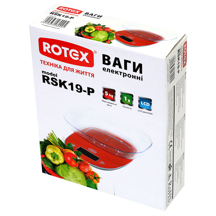 Кухонные весы ROTEX RSK19-P