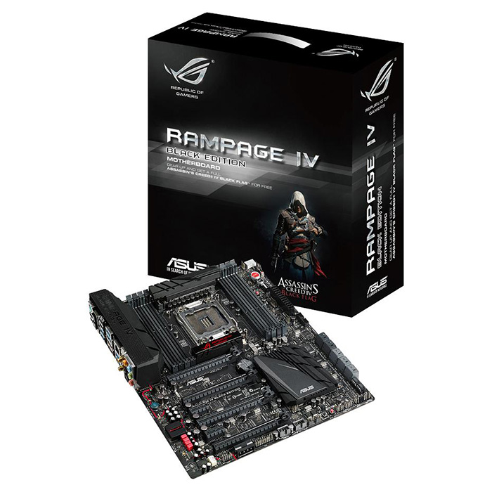 Материнська плата ASUS Rampage IV Black Edition (s2011/X79/E-ATX)
