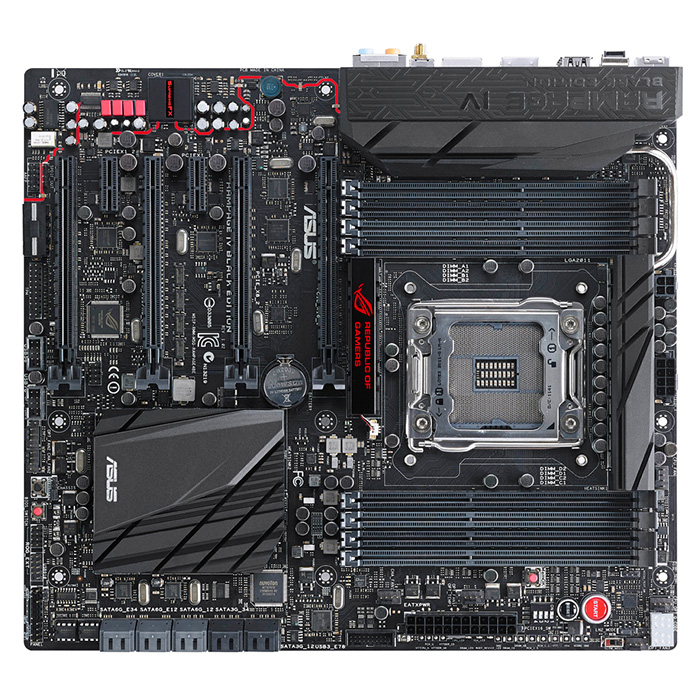 Материнська плата ASUS Rampage IV Black Edition (s2011/X79/E-ATX)