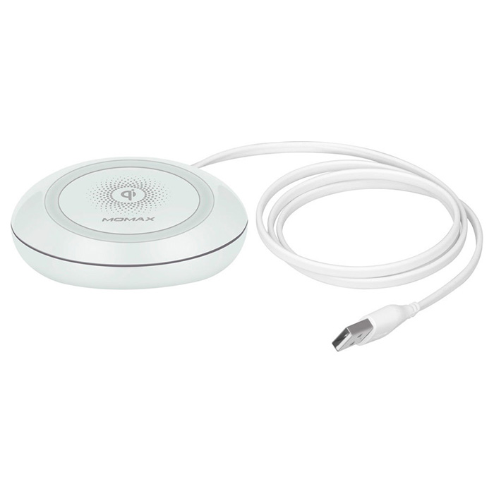 Беспроводное зарядное устройство MOMAX Q.Dock Wireless Charger White (UD2W)
