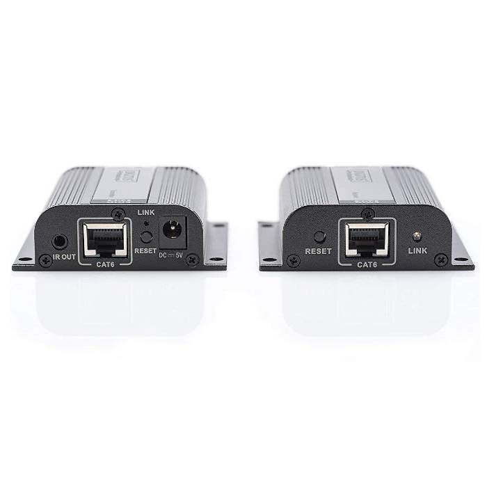 Удлинитель HDMI по витой паре DIGITUS v1.2 Black (DS-55100-1)