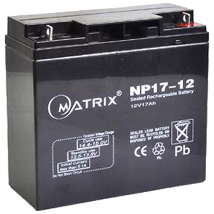 Аккумуляторная батарея MATRIX NP12-17 (12В, 17Ач)