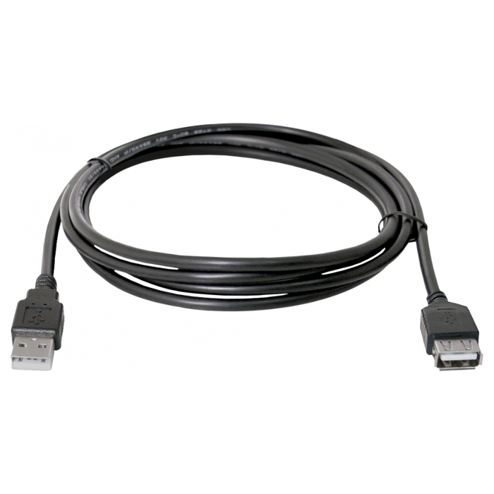 Кабель-удлинитель DEFENDER USB02-10 USB2.0 AM/AF 3м (87453)