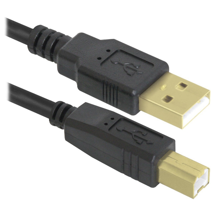 Кабель DEFENDER USB04-10PRO USB2.0 AM/BM 3м (87431)