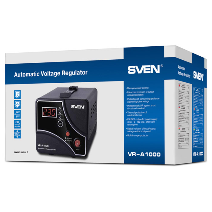 Стабилизатор напряжения SVEN VR-A1000 (00380036)