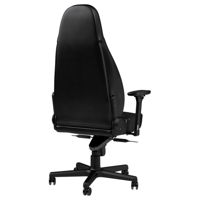 Крісло геймерське NOBLECHAIRS Icon Black/Gold (GAGC-102)