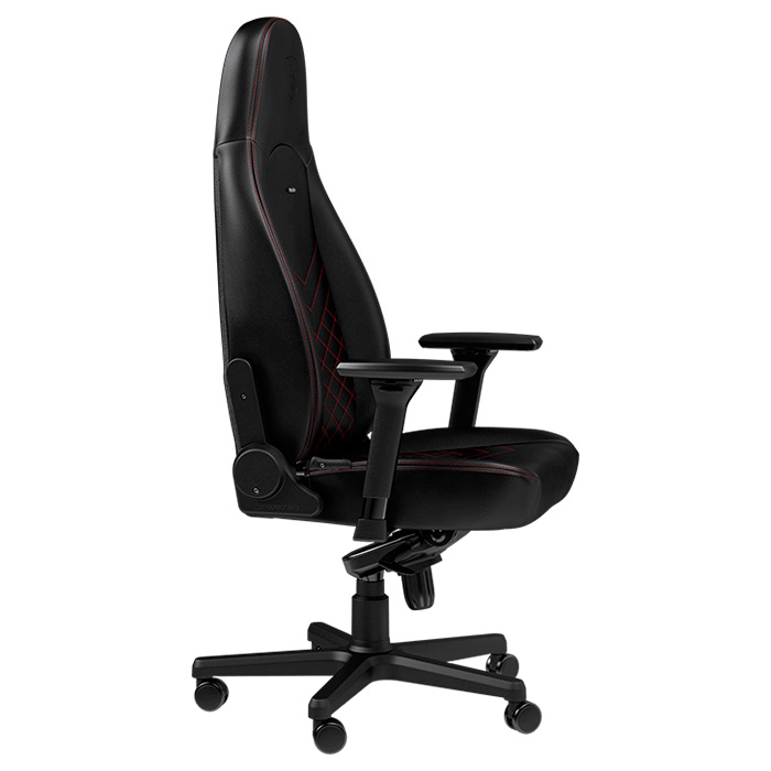 Кресло геймерское NOBLECHAIRS Icon Black/Red (GAGC-089)