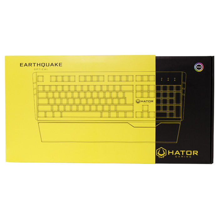 Клавіатура HATOR Earthquake RU (Black Switch) (HTK-703)