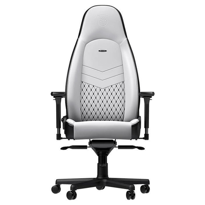 Крісло геймерське NOBLECHAIRS Icon White/Black (GAGC-126)