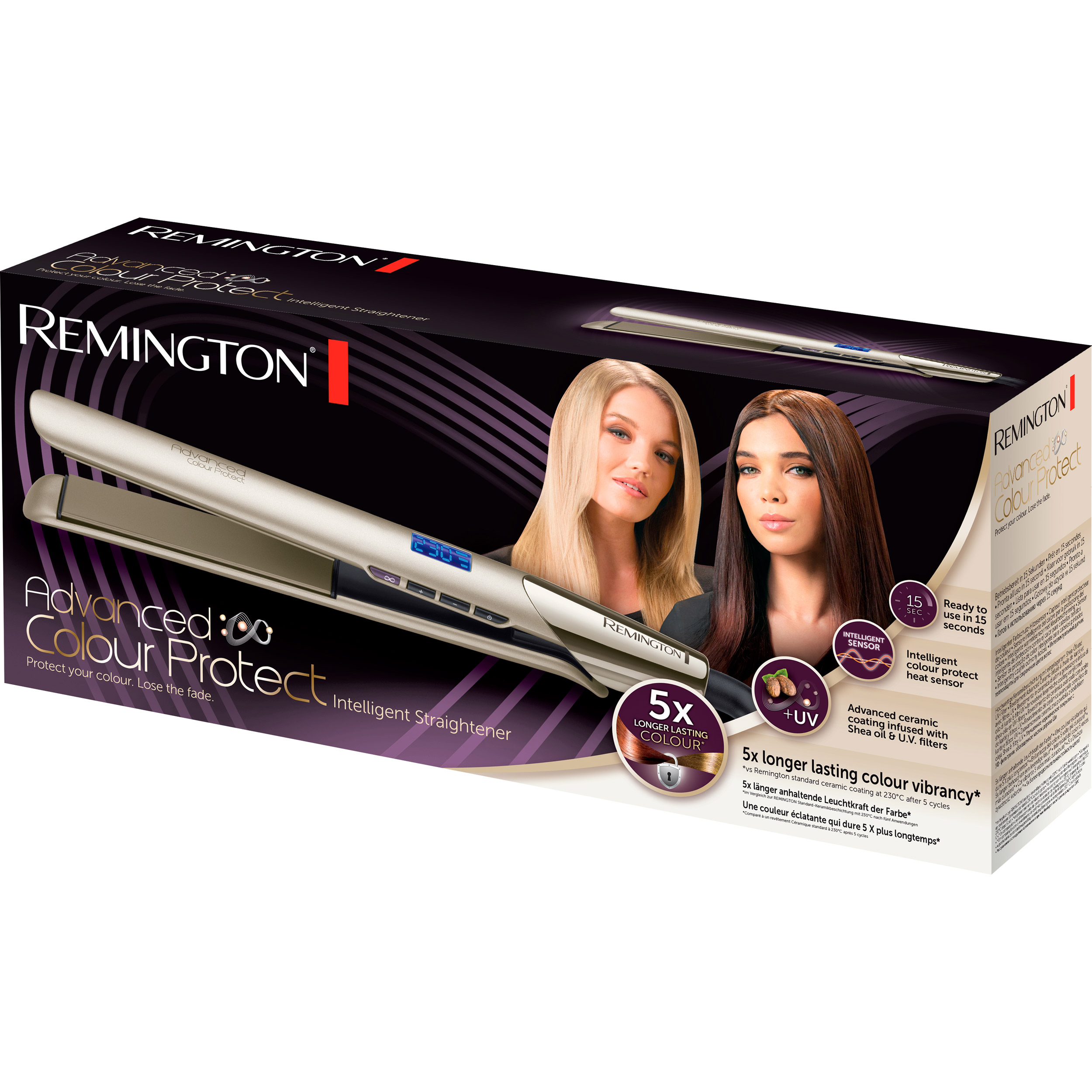 Випрямляч для волосся REMINGTON Advanced Colour Protect (S8605)