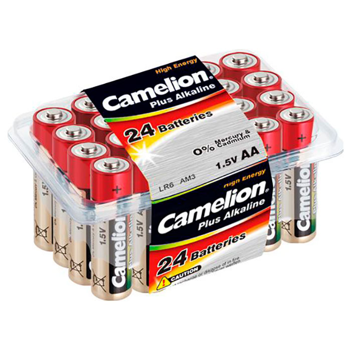 Батарейка CAMELION Plus Alkaline AA 24шт/уп (11102406)