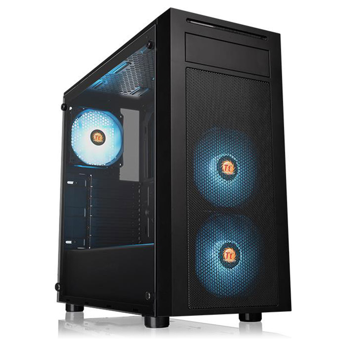 Корпус THERMALTAKE Versa J22 Tempered Glass RGB Edition (CA-1L5-00M1WN-01)