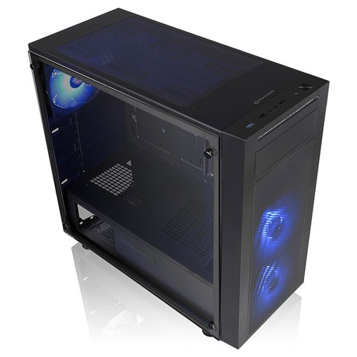 Корпус THERMALTAKE Versa J22 Tempered Glass RGB Edition (CA-1L5-00M1WN-01)