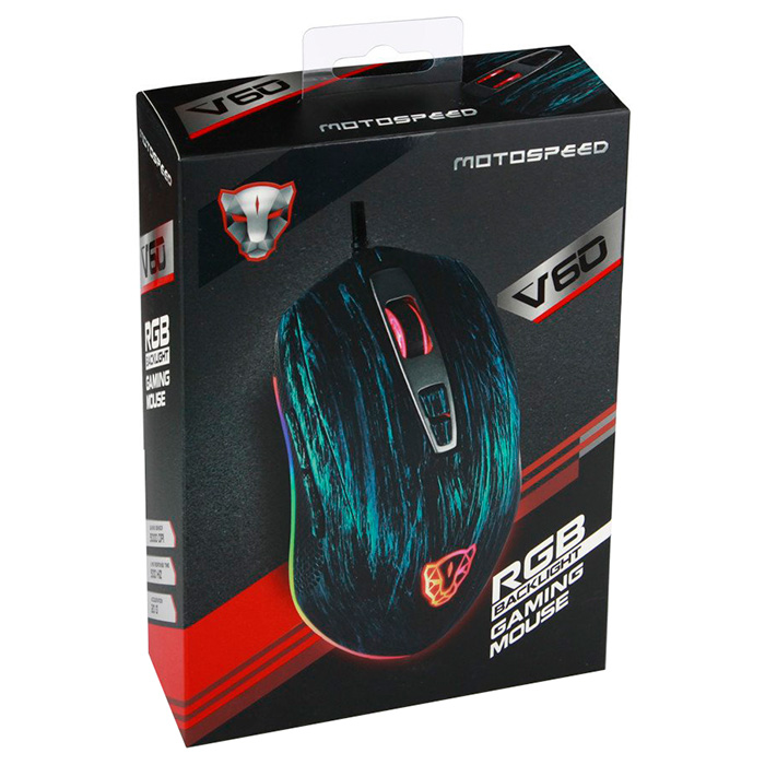 Миша ігрова MOTOSPEED V60 Black