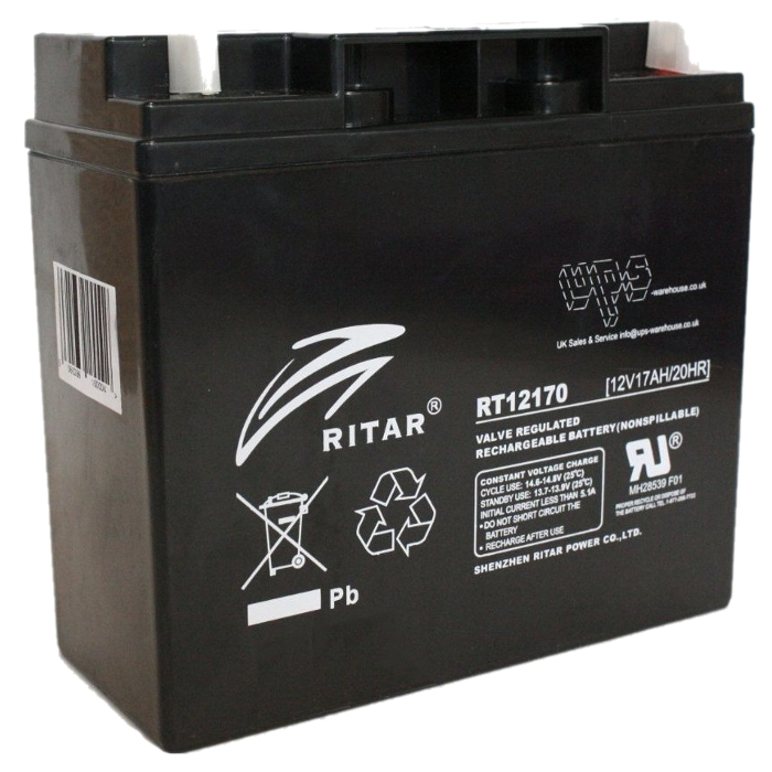 Акумуляторна батарея RITAR RT12170 (12В, 17Агод)