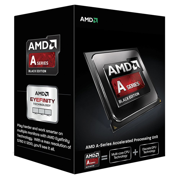 Процессор AMD A10-7850K Black Edition 3.7GHz FM2+ (AD785KXBJABOX)