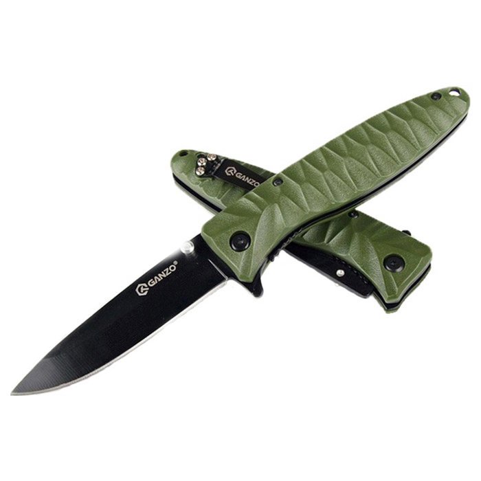 Складной нож GANZO G620-1 Green