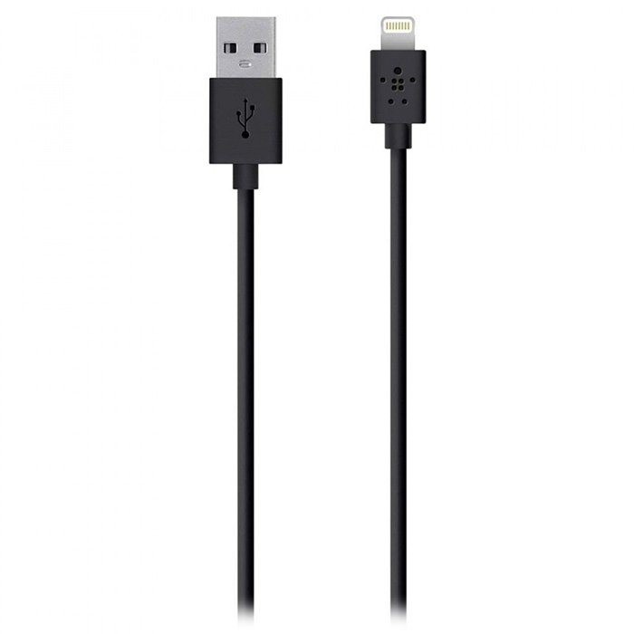 Кабель BELKIN MIXIT UP USB/Apple Lightning ChargeSync Black 2м (F8J023BT2M-BLK)