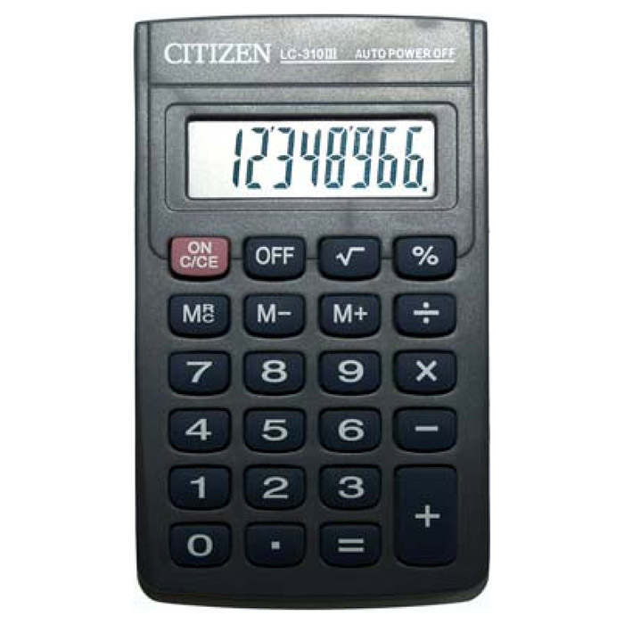 Калькулятор CITIZEN LC-310