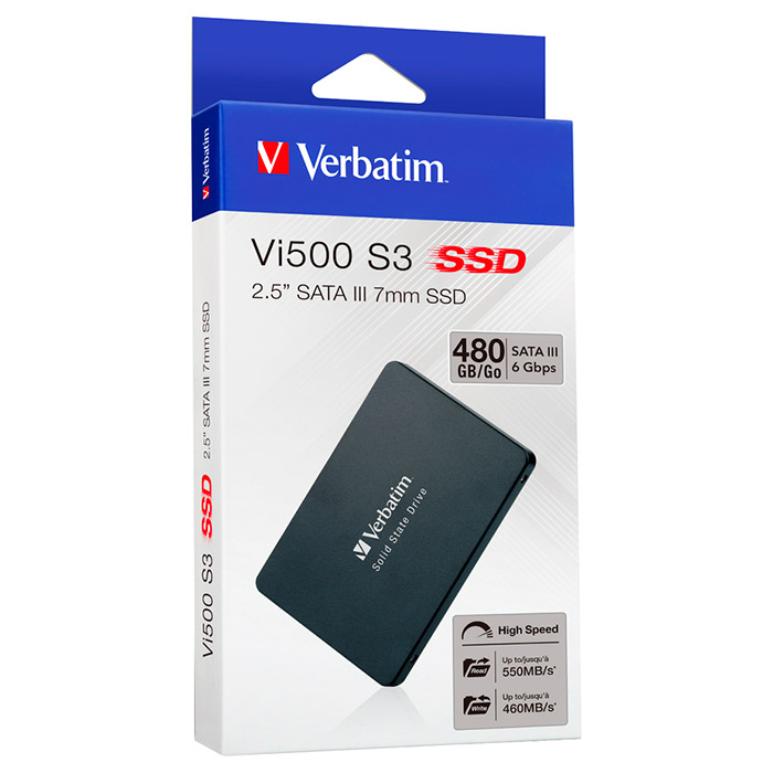 SSD диск VERBATIM Vi500 S3 480GB 2.5" SATA (70024)