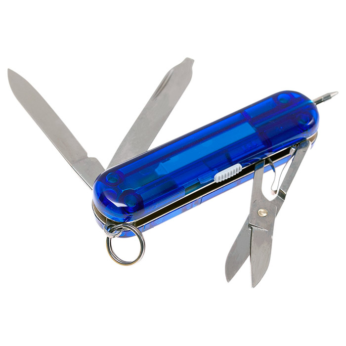 Швейцарський ніж VICTORINOX Signature Lite Blue Transparent (0.6226.T2)