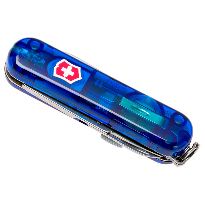Швейцарський ніж VICTORINOX Signature Lite Blue Transparent (0.6226.T2)