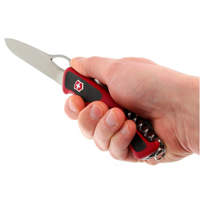 Швейцарський ніж VICTORINOX Ranger Grip 61 Red/Black (0.9553.MC)