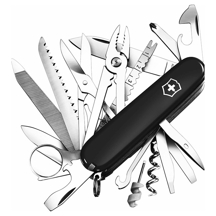 Швейцарський ніж VICTORINOX Swiss Champ Black (1.6795.3)