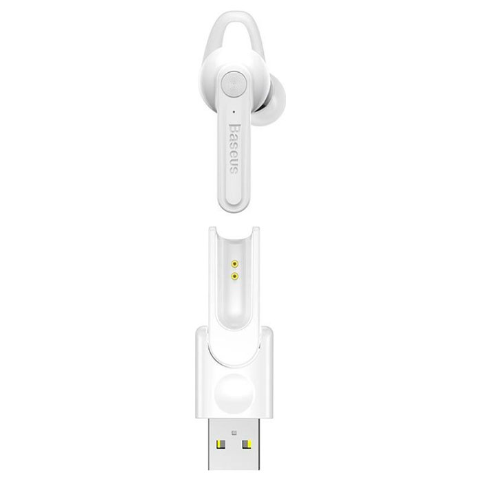 Bluetooth гарнитура BASEUS Magnetic White (NGCX-02)