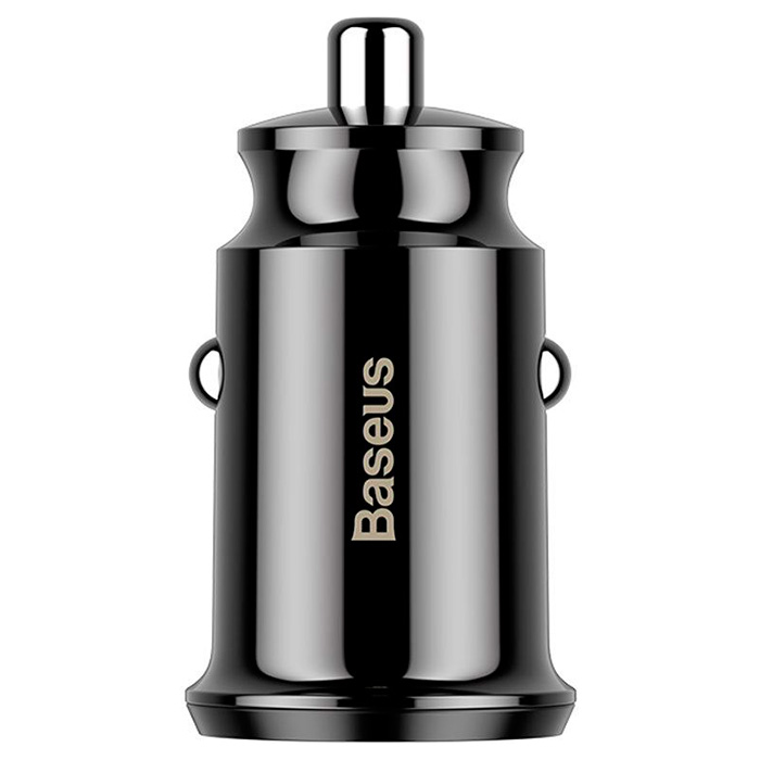 Автомобильное зарядное устройство BASEUS Small Rice Grain Car Charger 3.1A Black (CCALL-ML01)
