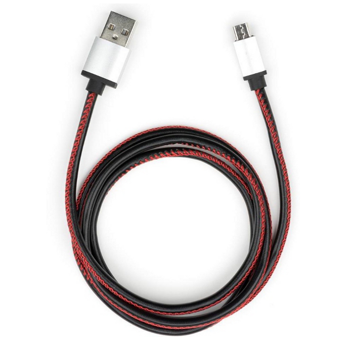 Кабель VINGA USB2.0 AM/Micro-BM Black 1м (VCPDCMLS1BK)