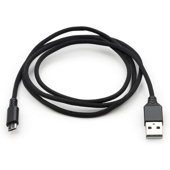 Кабель VINGA USB2.0 AM/Micro-BM Black 1м (VCPDCMBN21BK)
