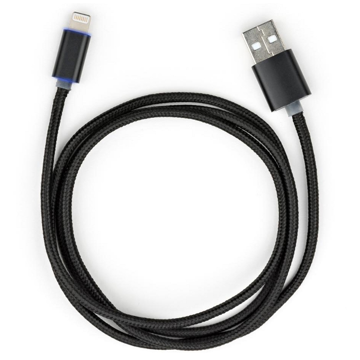 Кабель VINGA USB2.0 AM/Apple Lightning 1м (VCPDCLLED1BK)