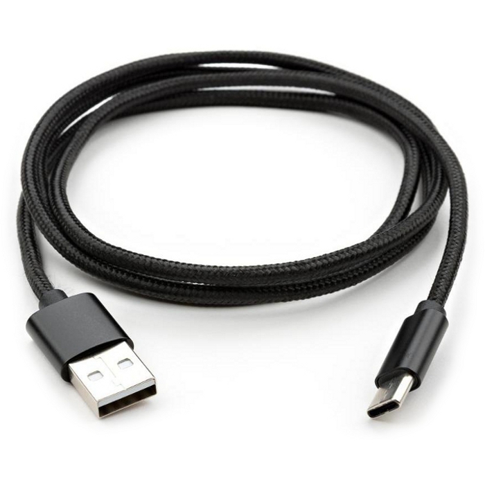 Кабель VINGA USB2.0 AM/CM Black 1м (VCPDCTCNB1BK)