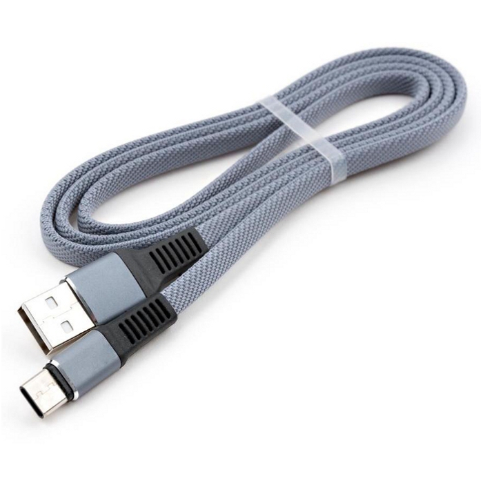 Кабель VINGA USB2.0 AM/CM Gray 1м (VCPDCTCFNB1GR)