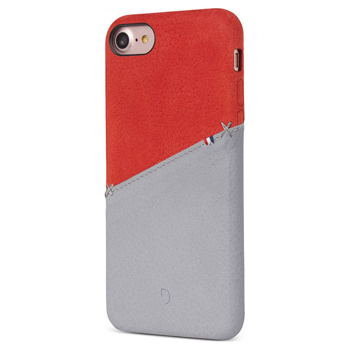 Чехол DECODED Back Cover для iPhone 8/7 Red/Gray (DA6IPO7SO1RDGY)