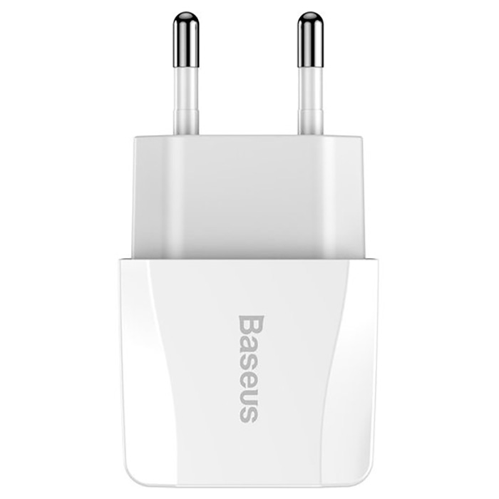 Зарядное устройство BASEUS Mini Dual-U Charger 2.1A White (CCALL-MN02)