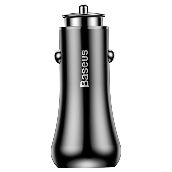 Автомобильное зарядное устройство BASEUS Gentry Series Dual-U Quick Charge Car Charger Black (CCALL-GC01)