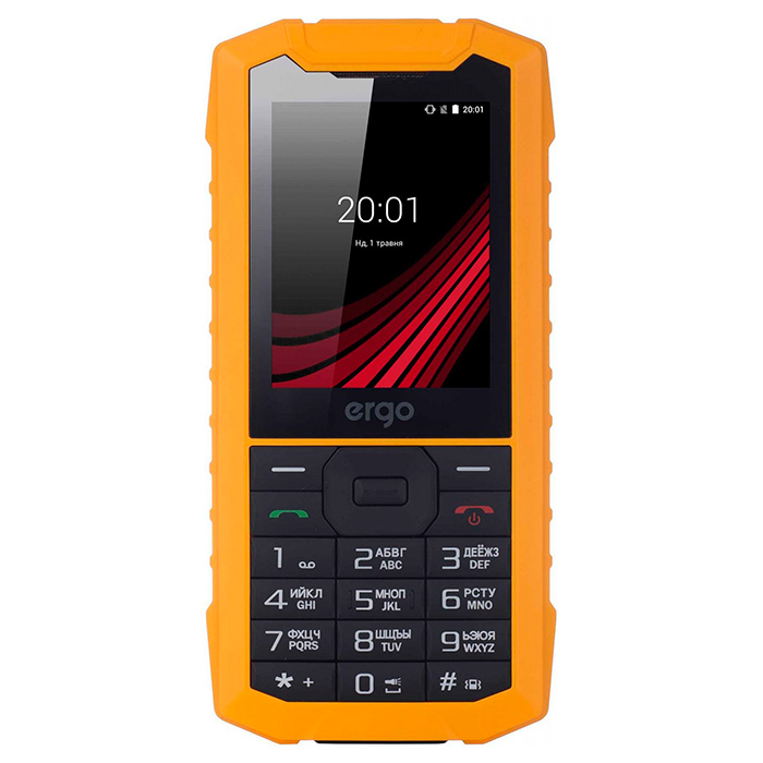Мобильный телефон ERGO F245 Strength Yellow/Black