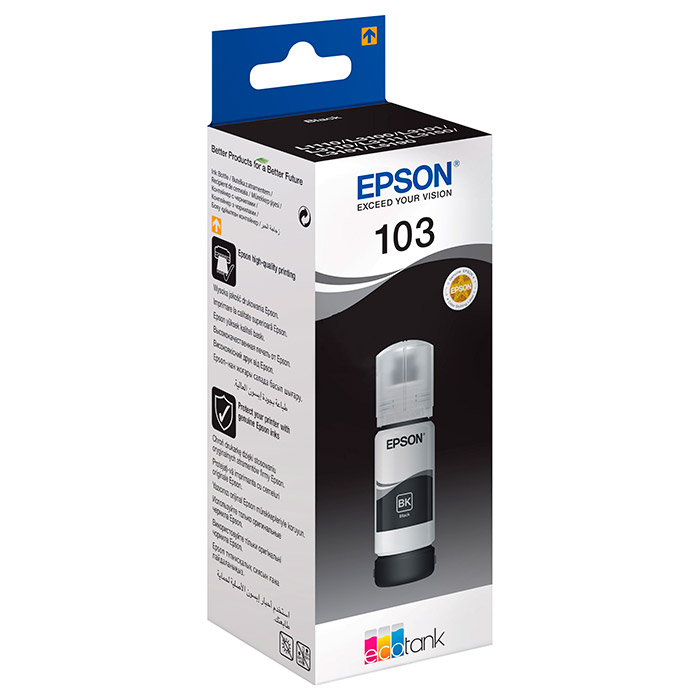 Контейнер с чернилами EPSON 103 Black (C13T00S14A)