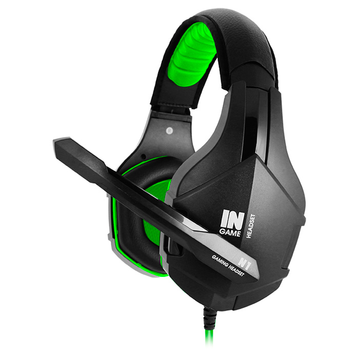 Навушники геймерскі GEMIX N1 Black/Green