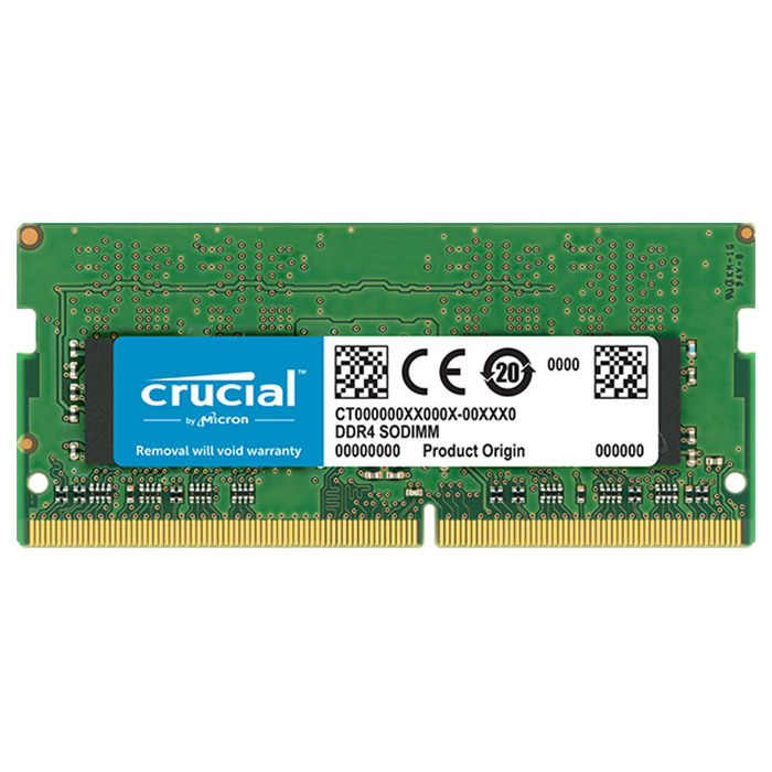 Модуль пам'яті CRUCIAL SO-DIMM DDR4 2666MHz 16GB (CT16G4SFD8266)