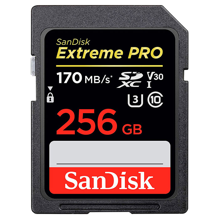 Карта пам'яті SANDISK SDXC Extreme Pro 256GB UHS-I U3 V30 Class 10 (SDSDXXY-256G-GN4IN)