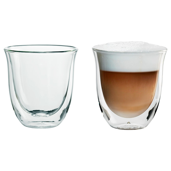 Набор стаканов с двойными стенками DELONGHI Creamy 6x190мл (DLSC301)