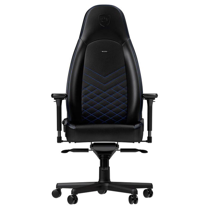 Кресло геймерское NOBLECHAIRS Icon Black/Blue (GAGC-088)