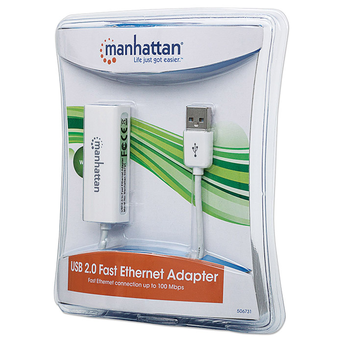 Сетевой адаптер MANHATTAN USB 2.0 to Fast Ethernet (506731)