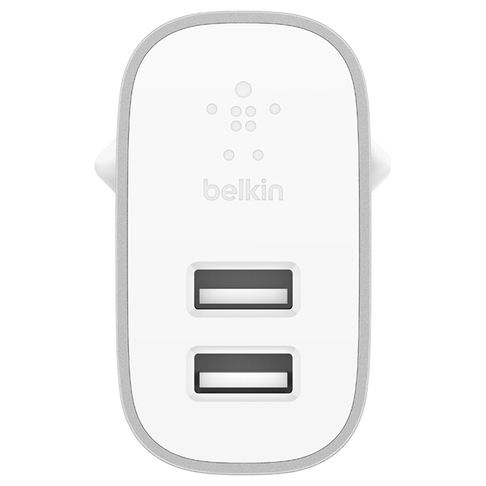 Зарядное устройство BELKIN Boost Up Charge 2-Port Home Charger (F7U049VFSLV)